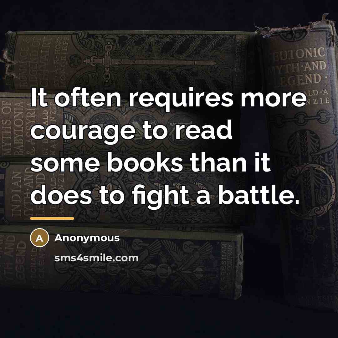 “It often requires more courage to read some books than…” quote by Sutton Elbert Griggs