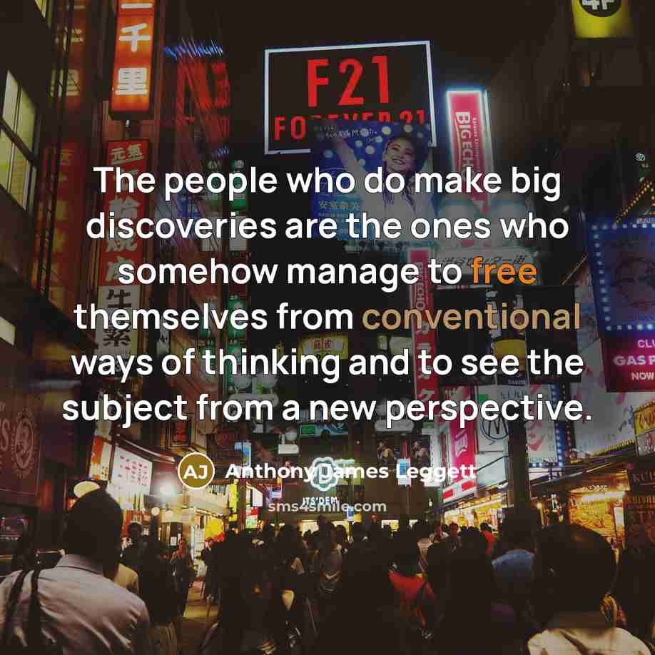 “The people who do make big discoveries are the ones…” quote by Anthony James Leggett
