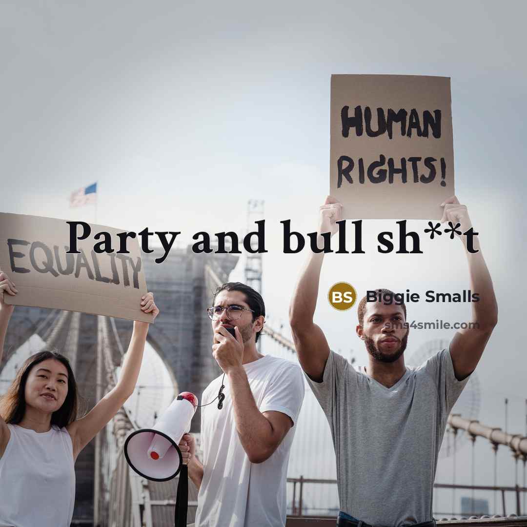 “Party and bull sh**t…” quote by Biggie Smalls