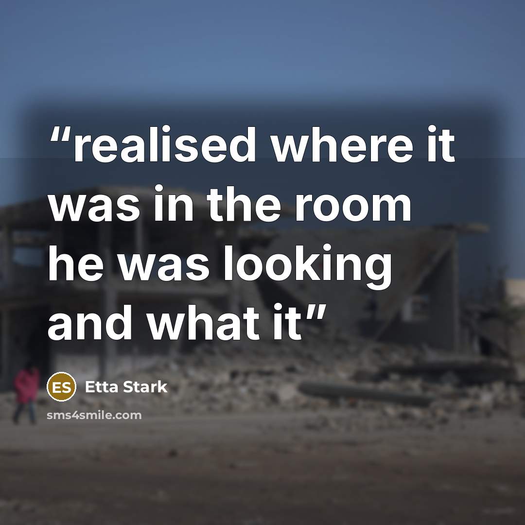 “realised where it was in the room he was looking and what it” quote by Etta Stark