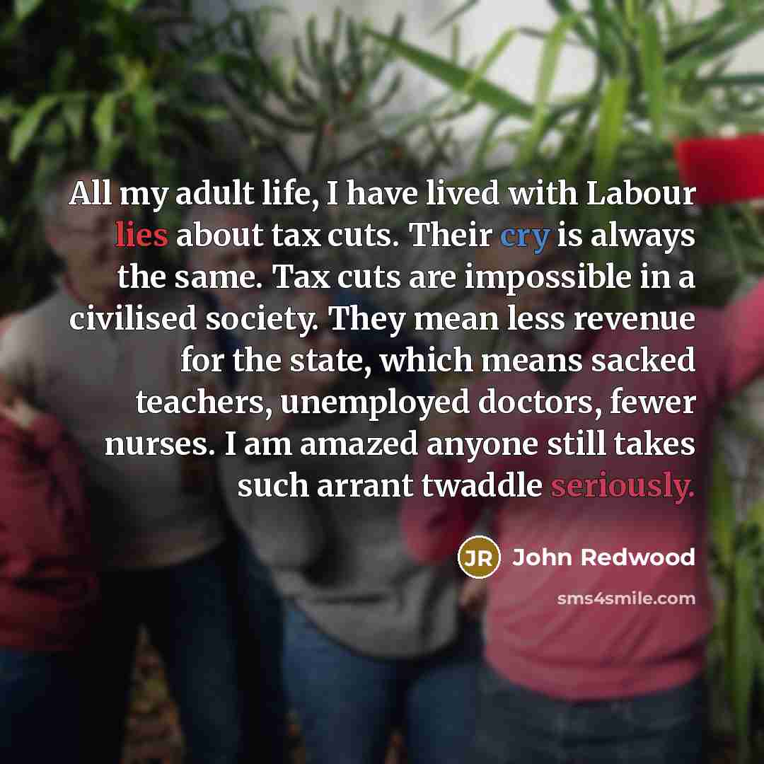 “All my adult life, I have lived with Labour lies…” quote by John Redwood