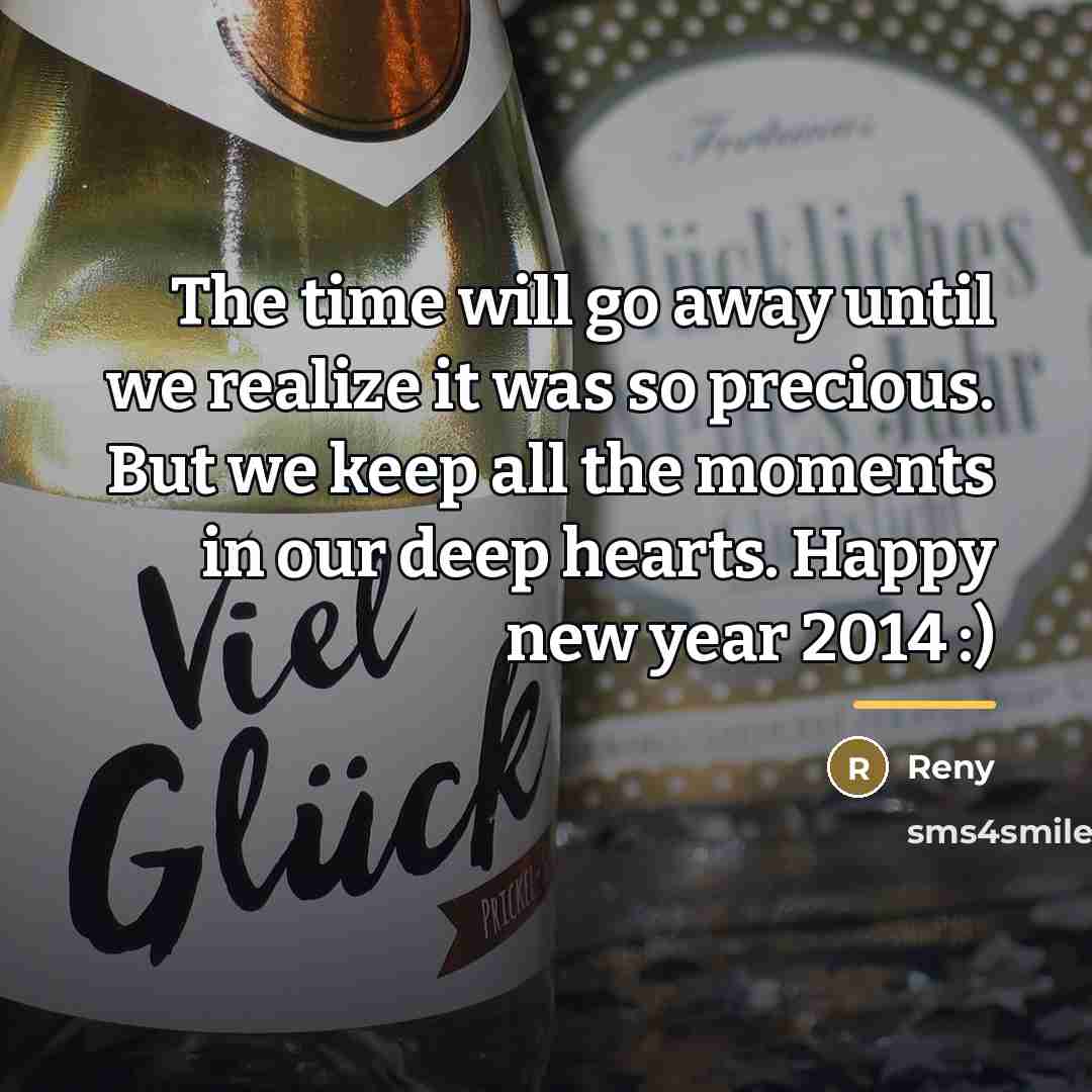 “The time will go away until we realize it was…” quote by Reny
