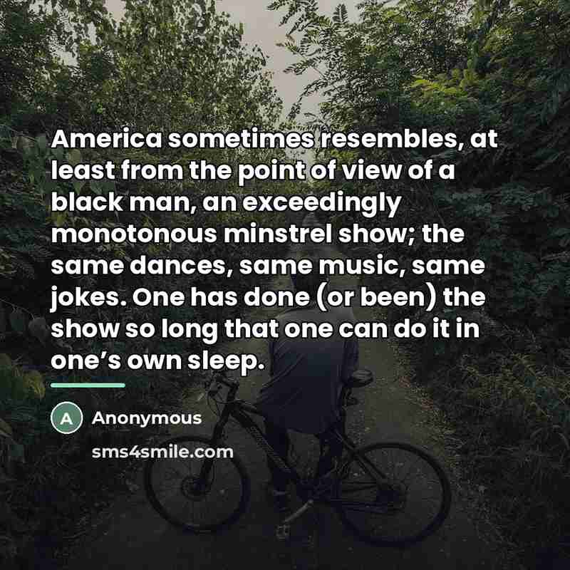 “America sometimes resembles, at least from the point of view…” quote by Anonymous