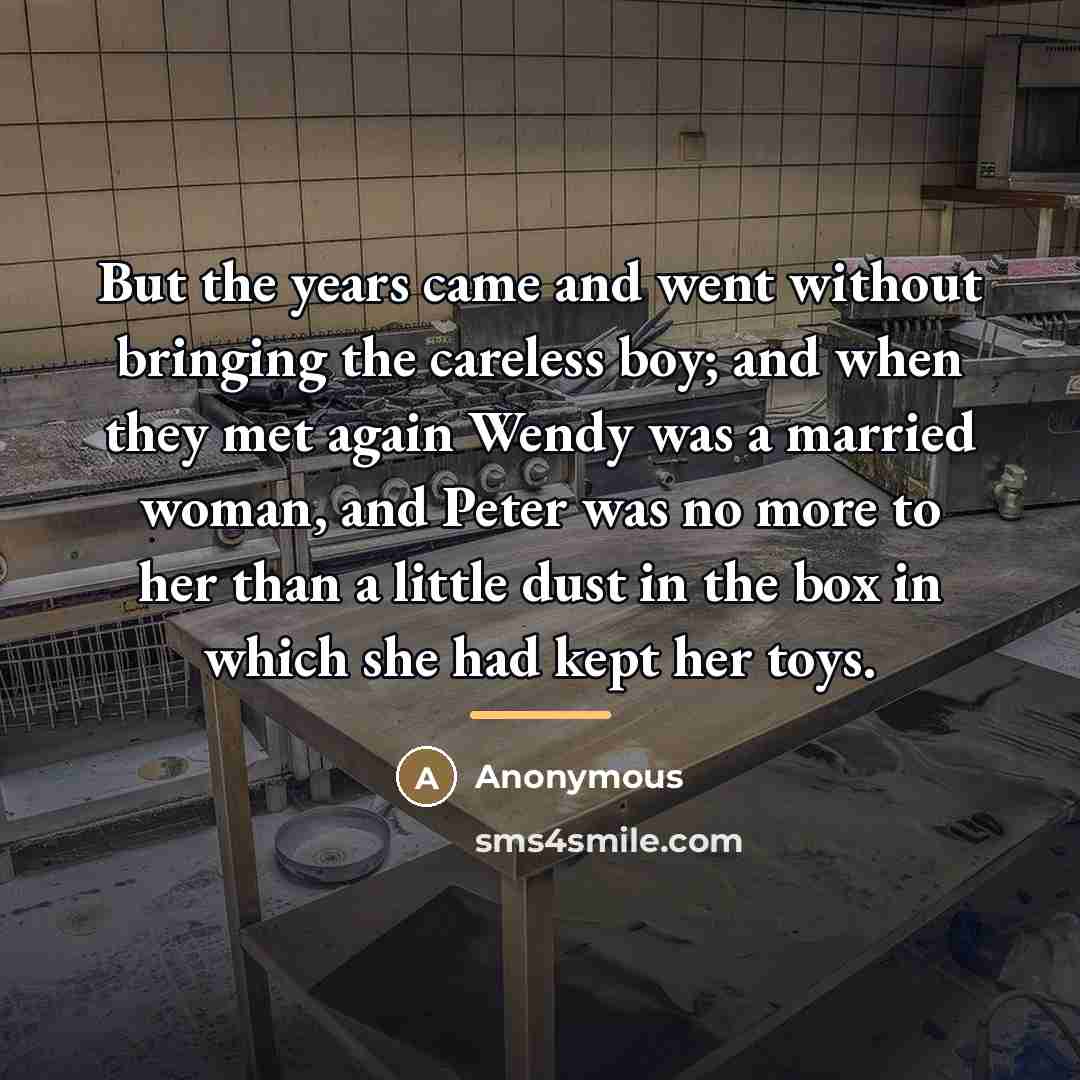 “But the years came and went without bringing the careless…” quote by Anonymous