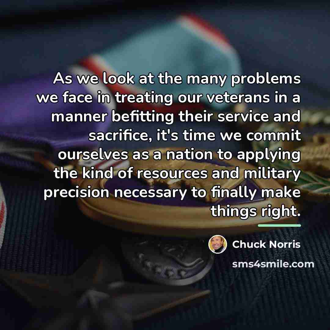 “As we look at the many problems we face in…” quote by Chuck Norris