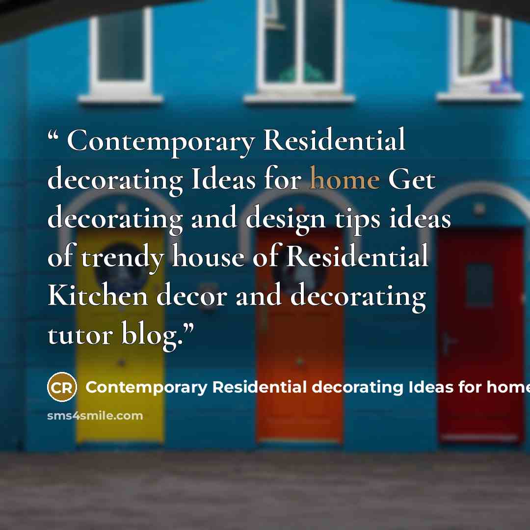 “Contemporary Residential decorating Ideas for home Get decorating and design tips ideas of trendy house of Residential Kitchen decor and decorating tutor blog.” quote by Contemporary Residential decorating Ideas for home