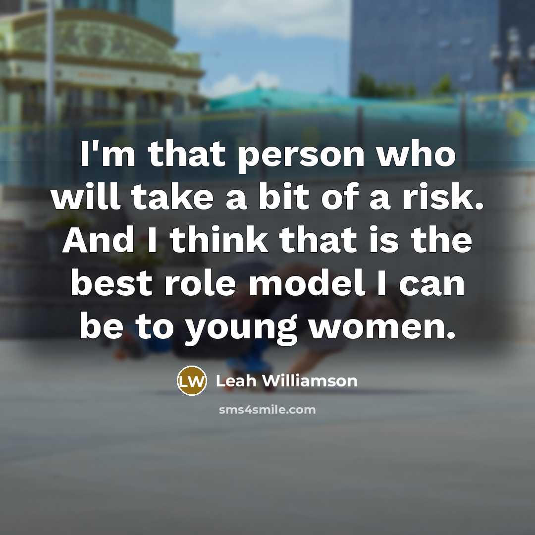 “I'm that person who will take a bit of a…” quote by Leah Williamson
