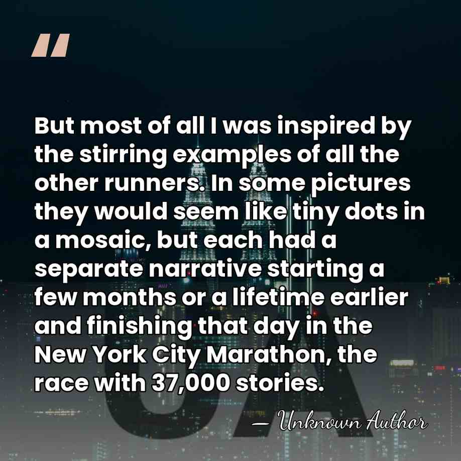But most of all I was inspired by the stirring examples of&hellip; - Unknown Author