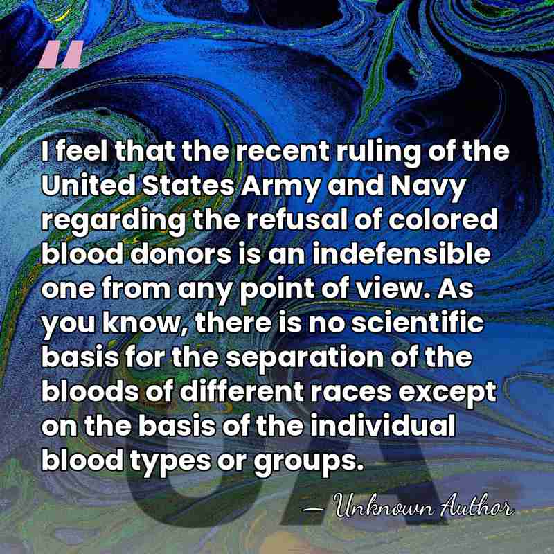 I feel that the recent ruling of the United States Army and&hellip; - Unknown Author
