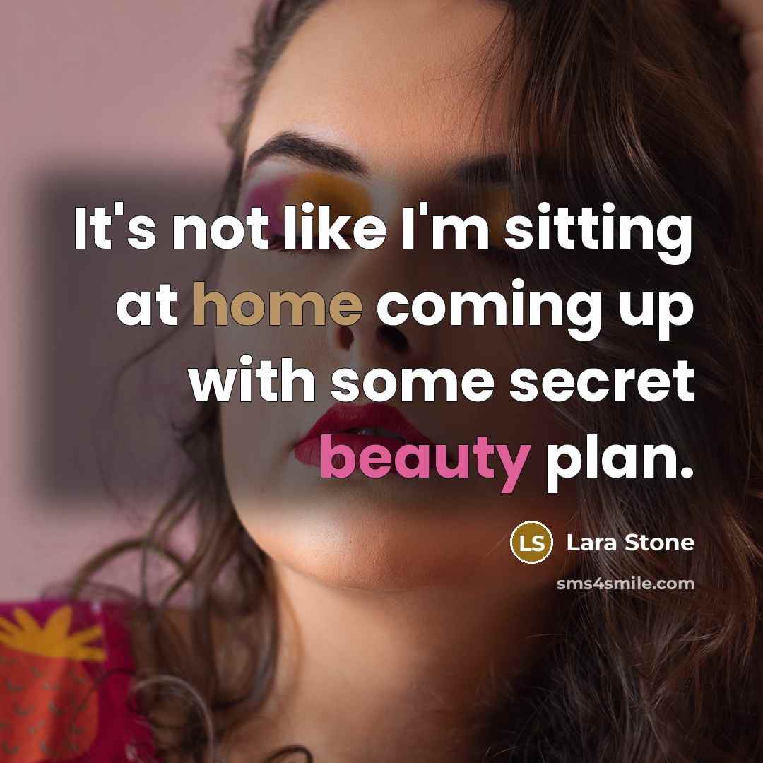 “It's not like I'm sitting at home coming up with…” quote by Lara Stone