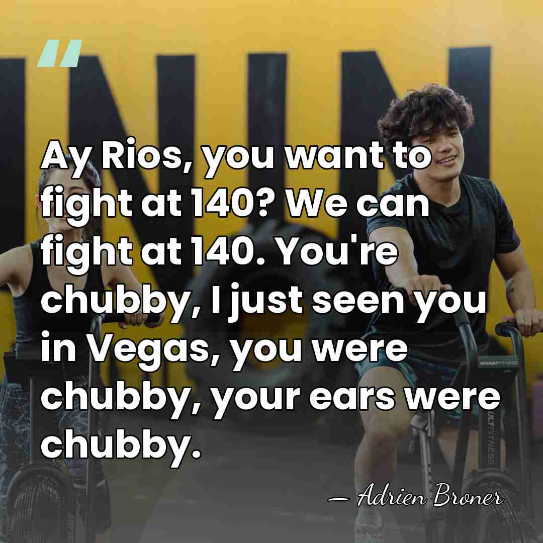 Ay Rios, you want to fight at 140? We can fight at&hellip; - Adrien Broner