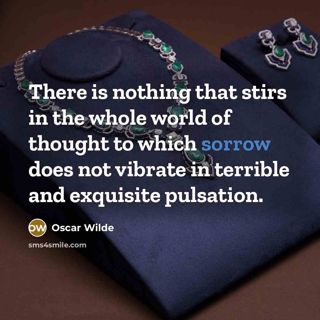 “There is nothing that stirs in the whole world of…” quote by Oscar Wilde