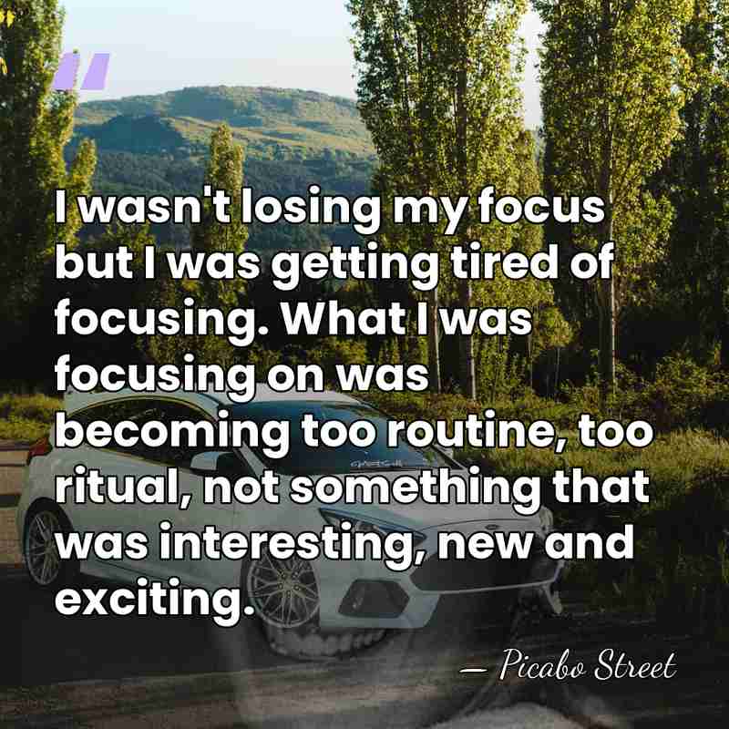 I wasn't losing my focus but I was getting tired of focusing.&hellip; - Picabo Street