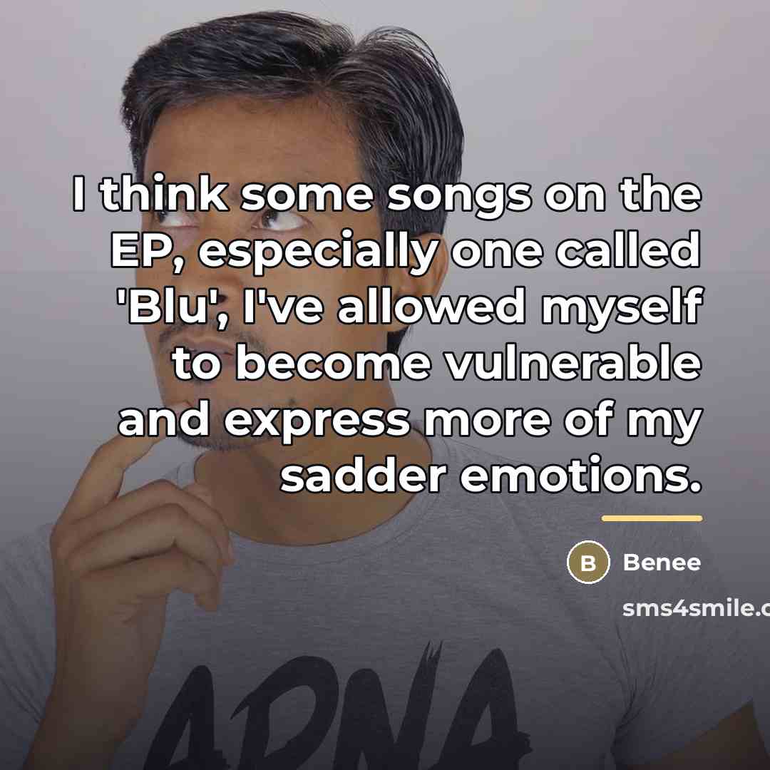 “I think some songs on the EP, especially one called…” quote by Benee
