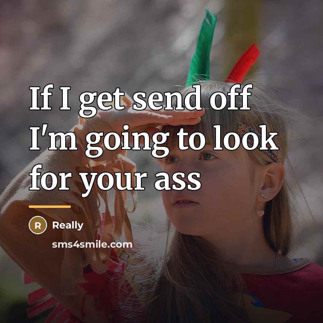 “If I get send off I'm going to look for…” quote by Really