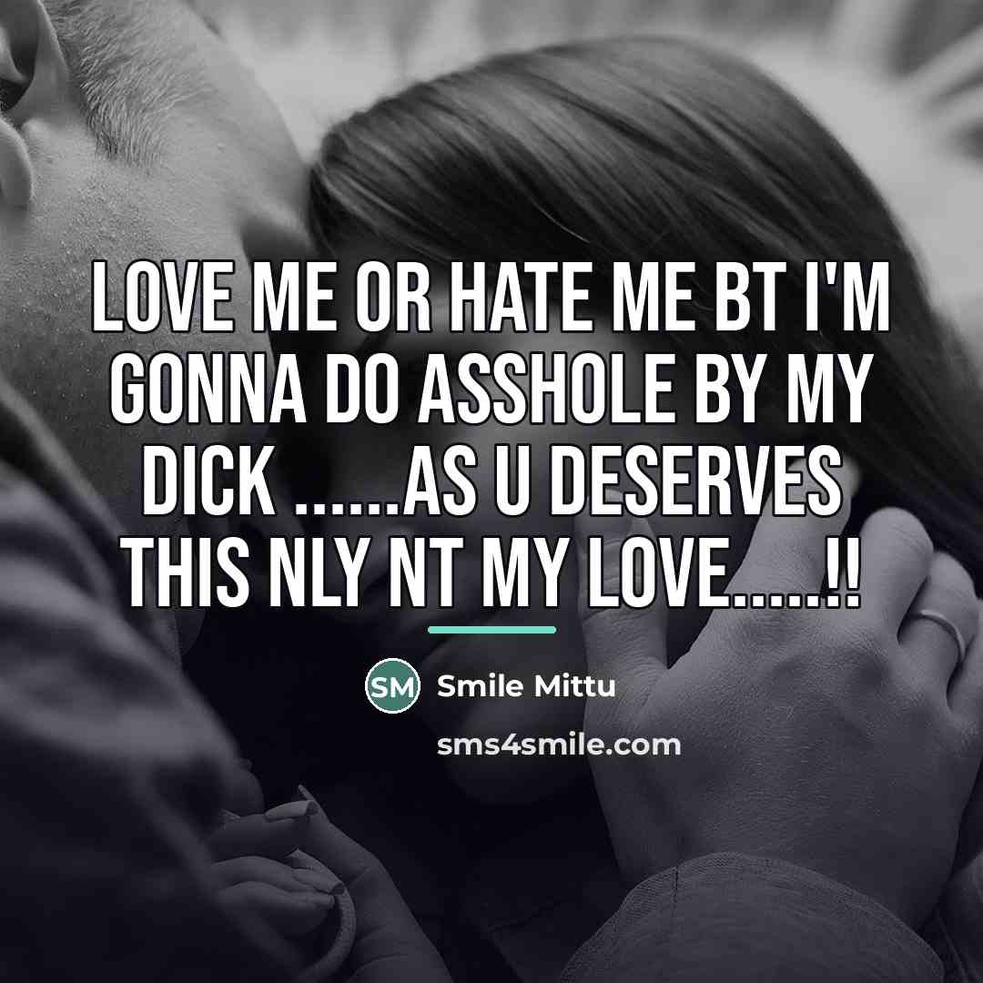 “Love me or hate me bt I'm gonna do asshole…” quote by Smile Mittu