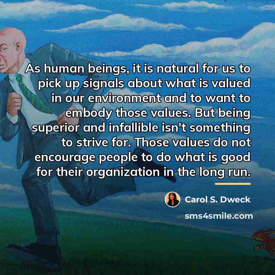 “As human beings, it is natural for us to pick…” quote by Carol S. Dweck