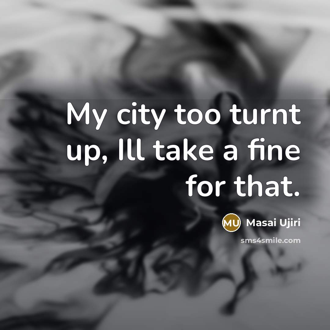 “My city too turnt up, Ill take a fine for…” quote by Masai Ujiri