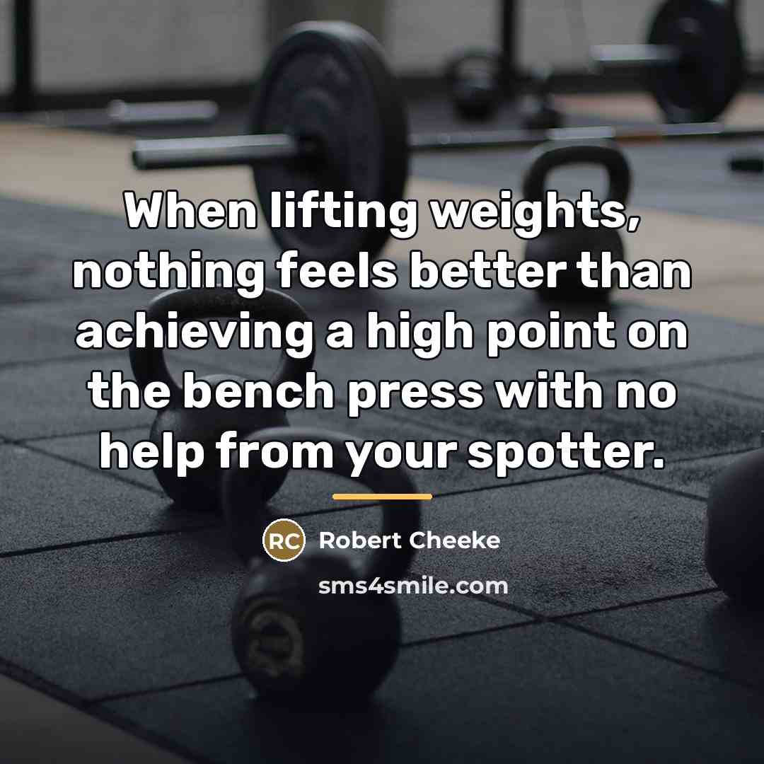 “When lifting weights, nothing feels better than achieving a high…” quote by Robert Cheeke