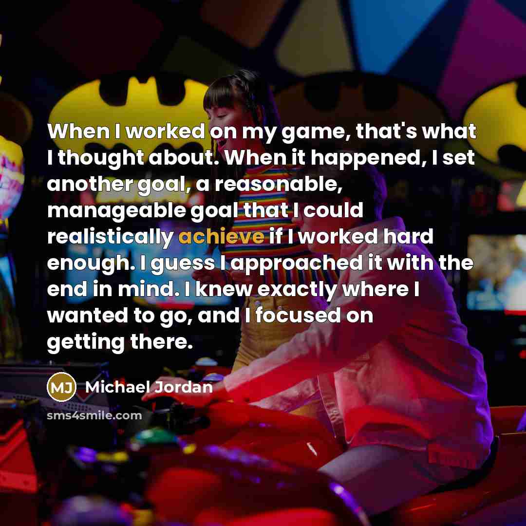 “When I worked on my game, that's what I thought…” quote by Michael Jordan