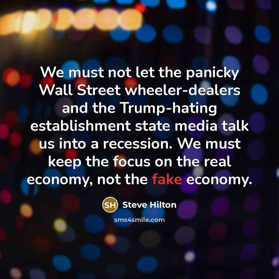 “We must not let the panicky Wall Street wheeler-dealers and…” quote by Steve Hilton