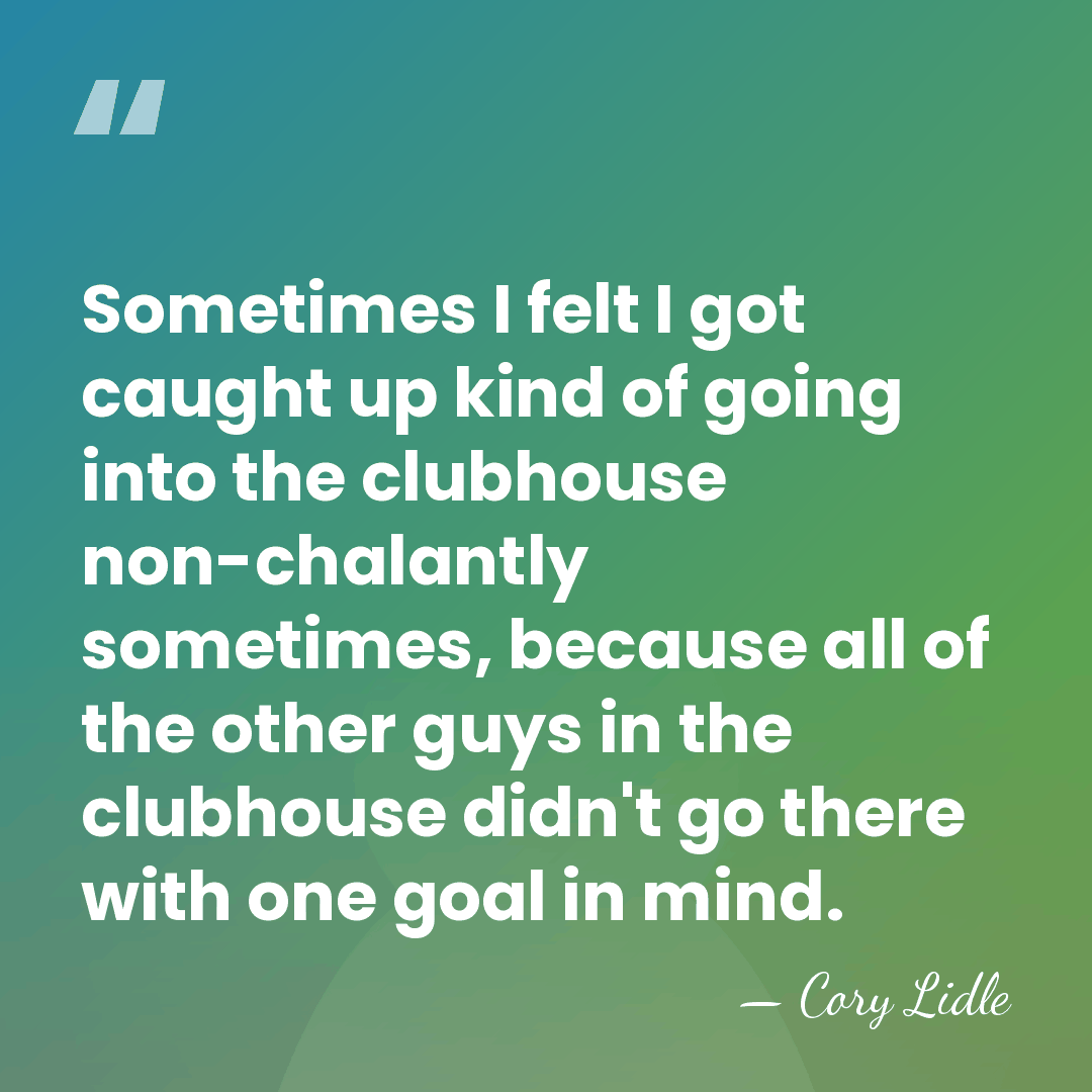 Sometimes I felt I got caught up kind of going into the&hellip; - Cory Lidle