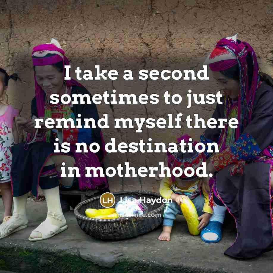 “I take a second sometimes to just remind myself there…” quote by Lisa Haydon