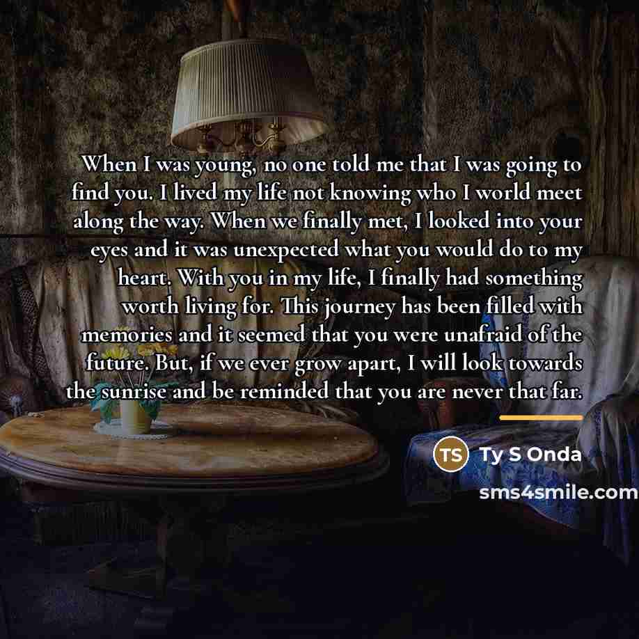 “When I was young, no one told me that I…” quote by Ty S Onda