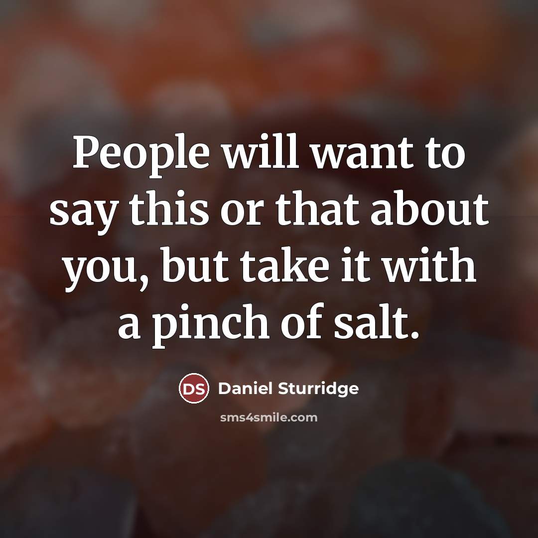 “People will want to say this or that about you,…” quote by Daniel Sturridge