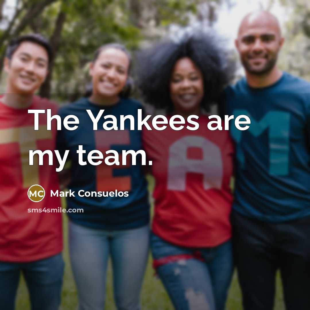 “The Yankees are my team.…” quote by Mark Consuelos