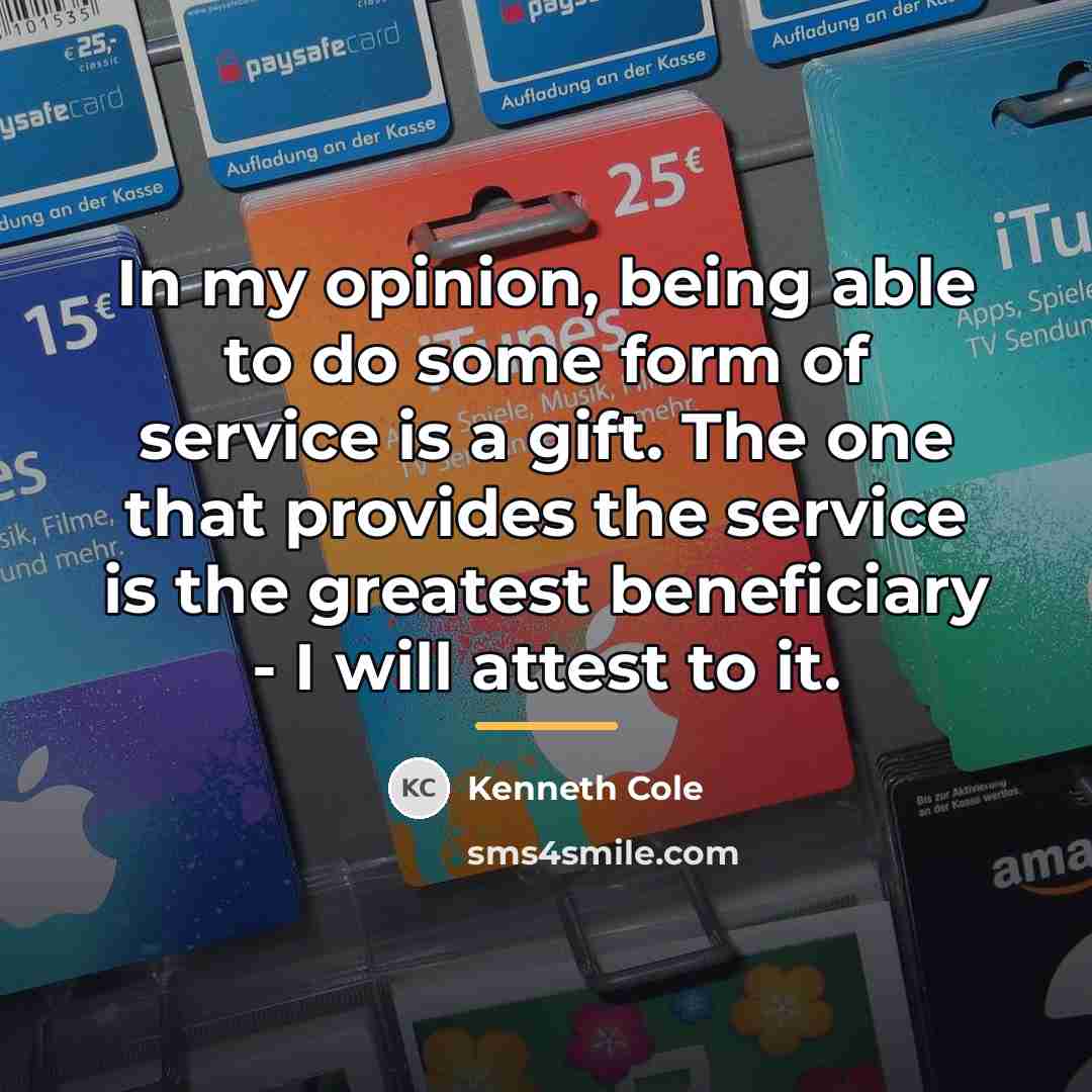 “In my opinion, being able to do some form of…” quote by Kenneth Cole