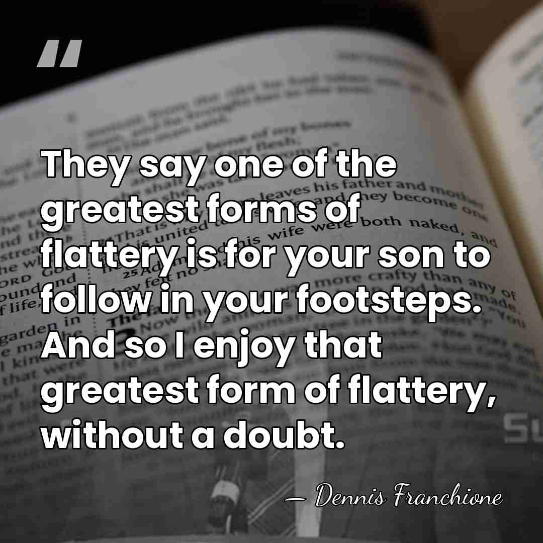 They say one of the greatest forms of flattery is for your&hellip; - Dennis Franchione
