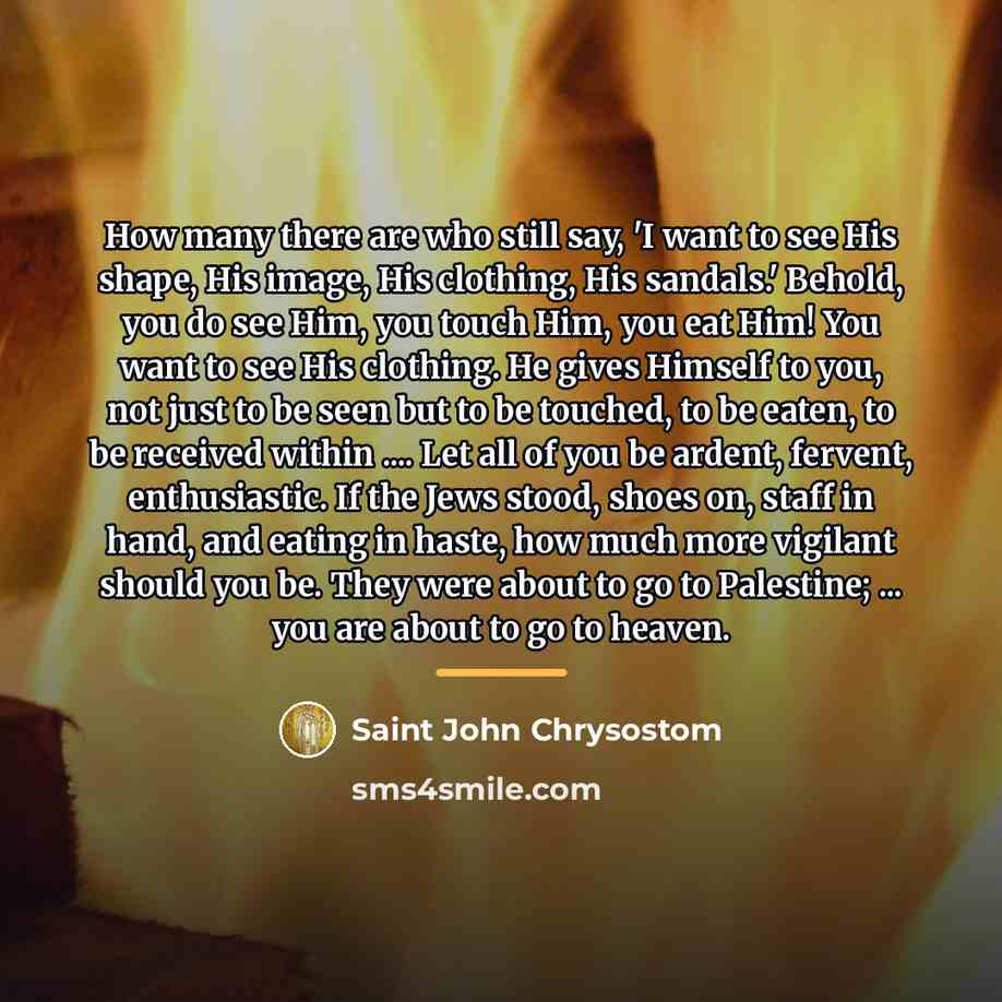 “How many there are who still say, 'I want to…” quote by Saint John Chrysostom