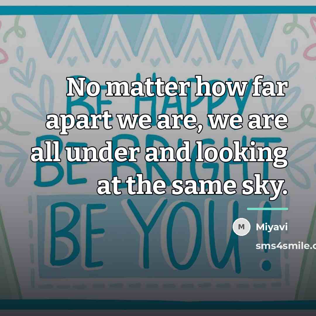 “No matter how far apart we are, we are all…” quote by Miyavi