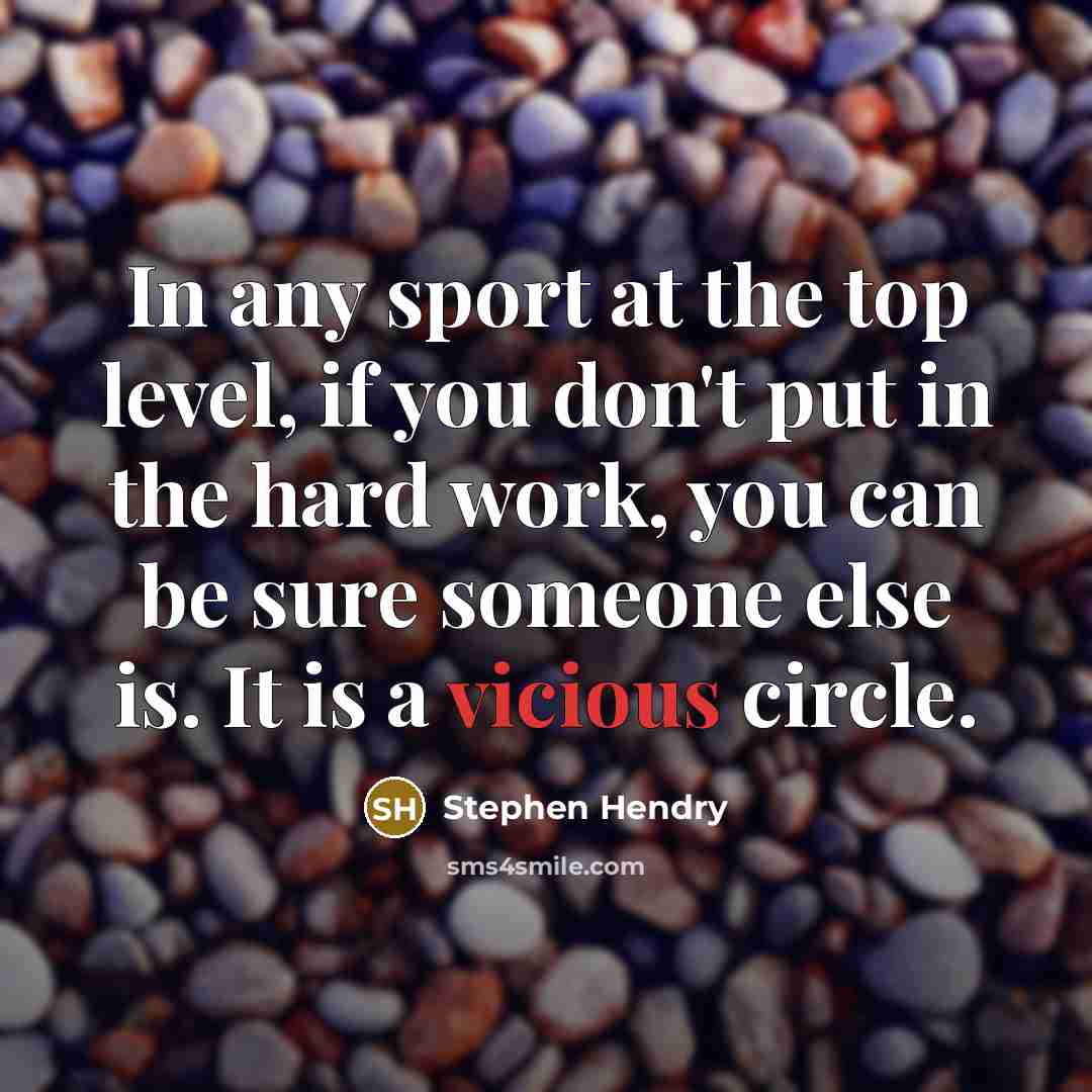 “In any sport at the top level, if you don't…” quote by Stephen Hendry