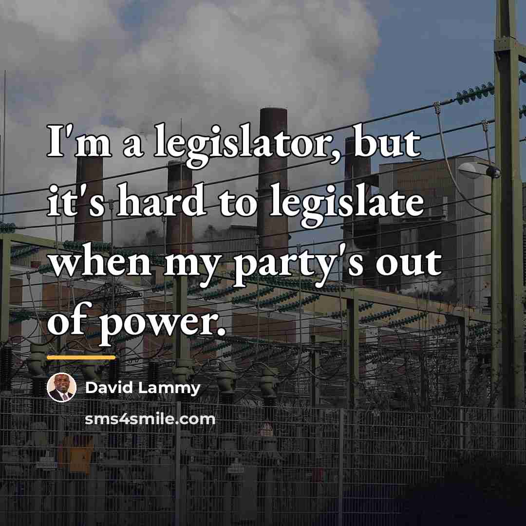 “I'm a legislator, but it's hard to legislate when my…” quote by David Lammy