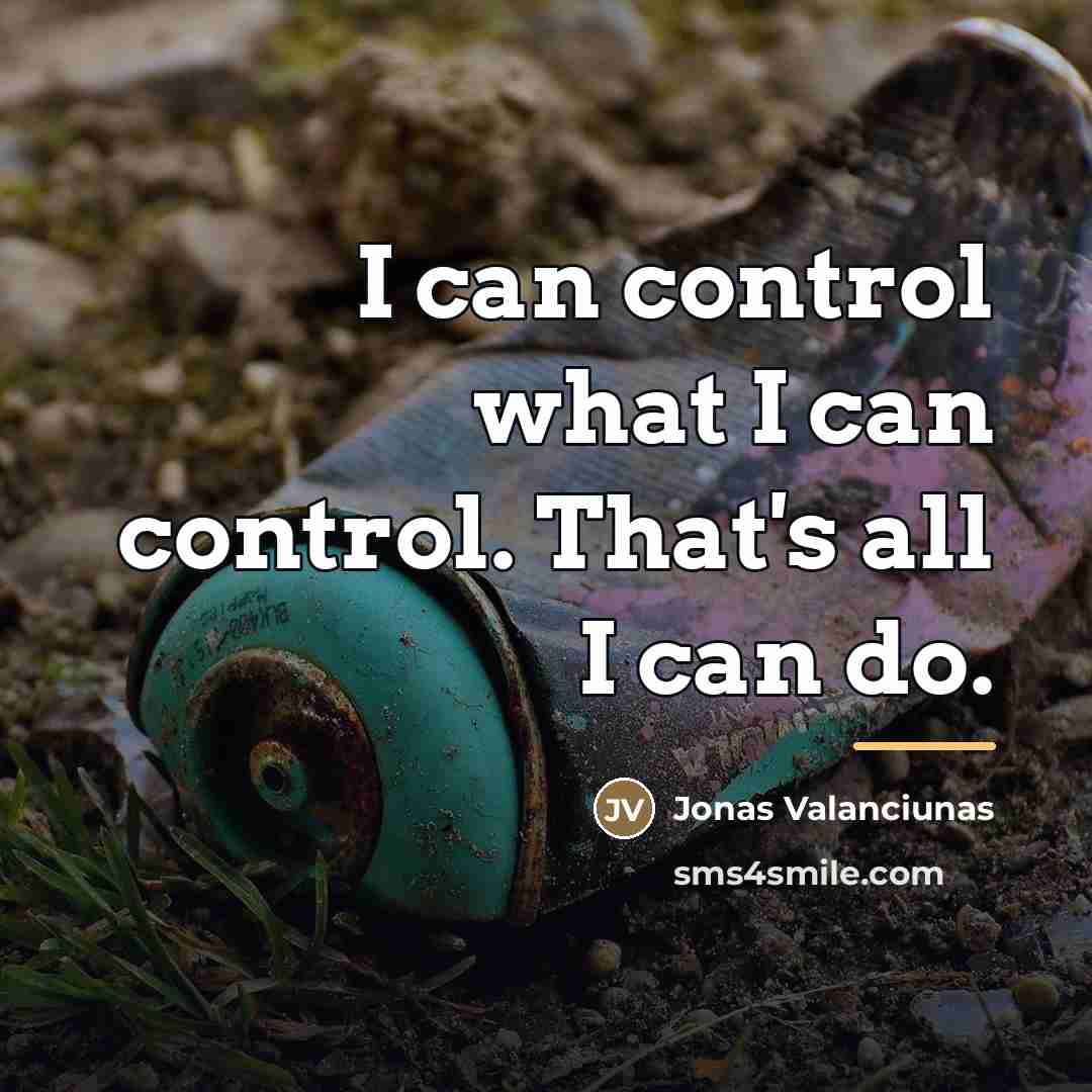 “I can control what I can control. That's all I…” quote by Jonas Valanciunas