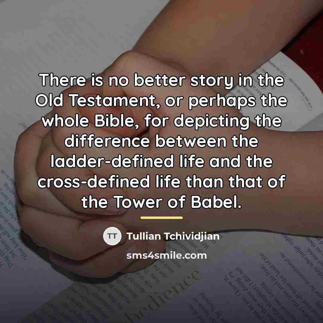 “There is no better story in the Old Testament, or…” quote by Tullian Tchividjian