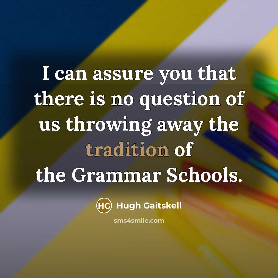 “I can assure you that there is no question of…” quote by Hugh Gaitskell