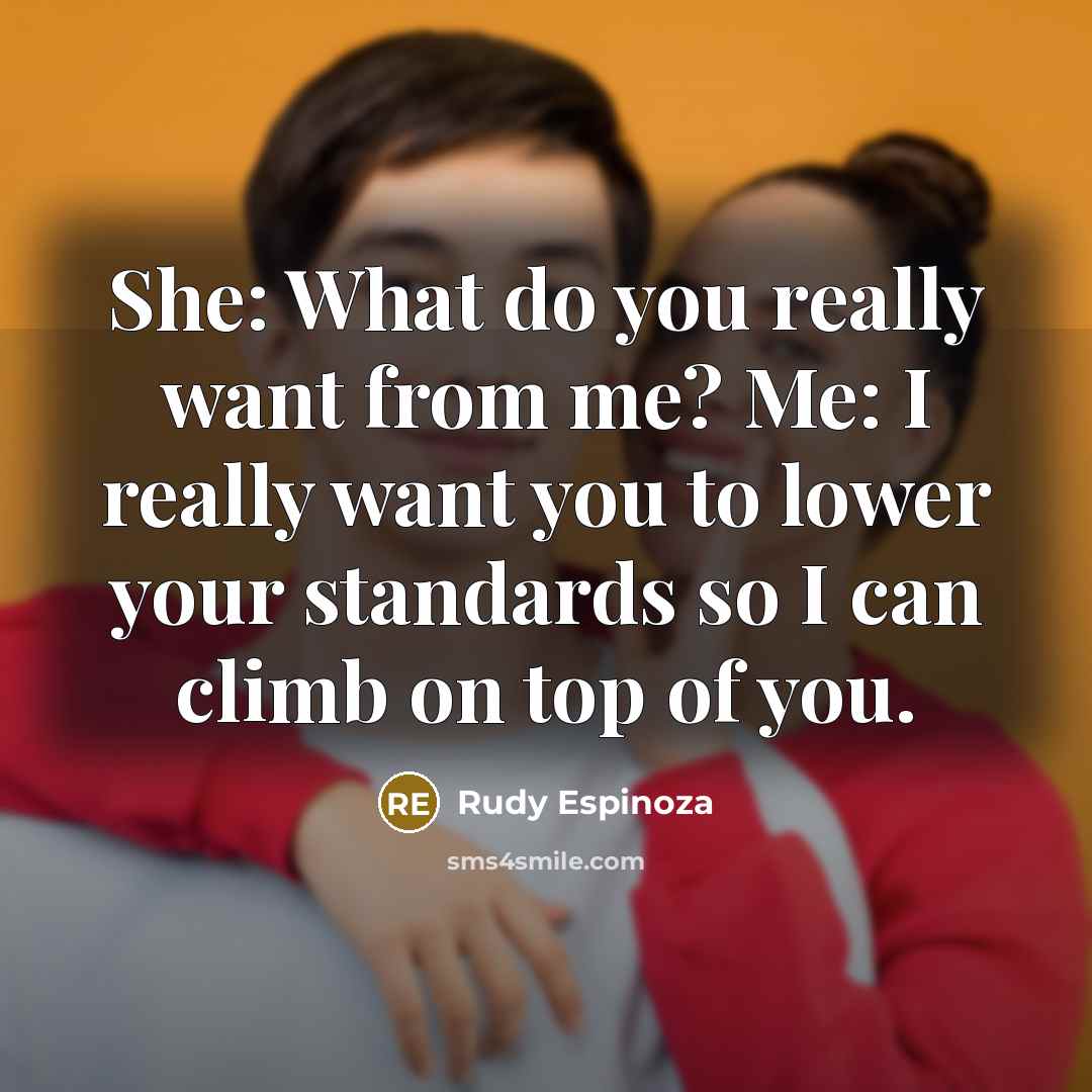 “She: What do you really want from me? Me: I…” quote by Rudy Espinoza
