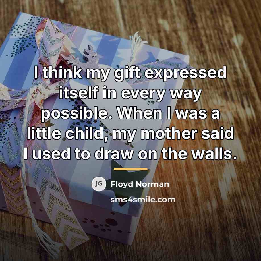 “I think my gift expressed itself in every way possible.…” quote by Floyd Norman