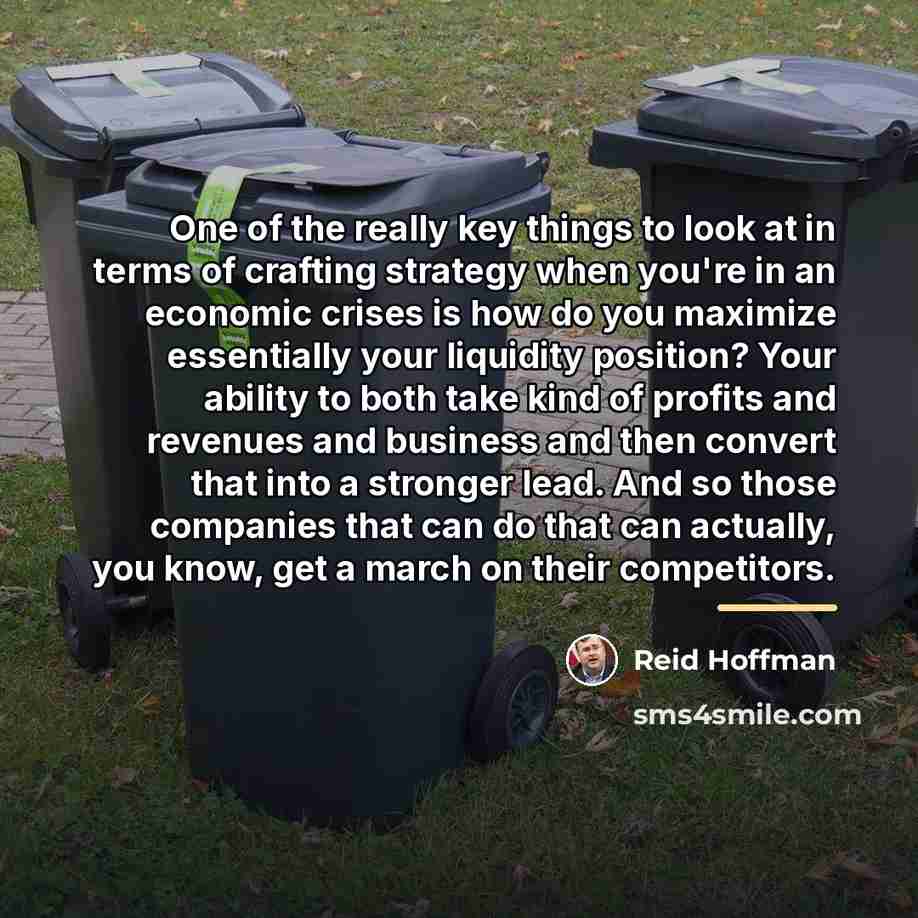“One of the really key things to look at in…” quote by Reid Hoffman