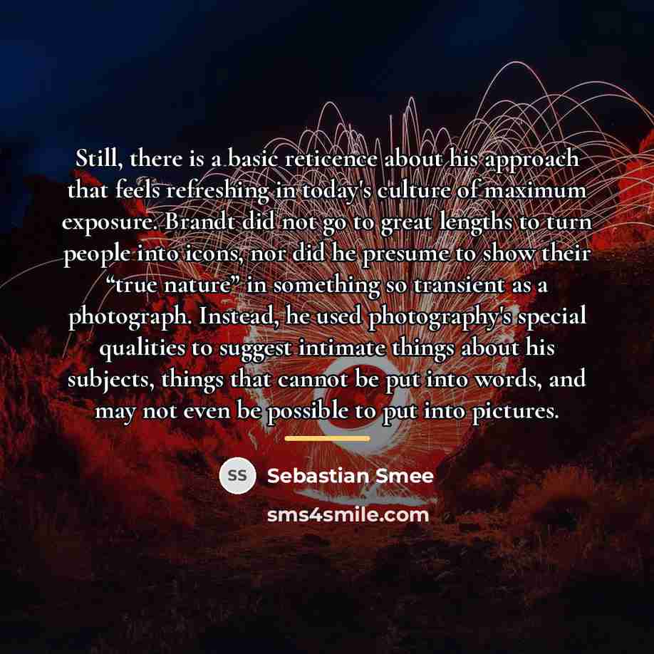 “Still, there is a basic reticence about his approach that…” quote by Sebastian Smee