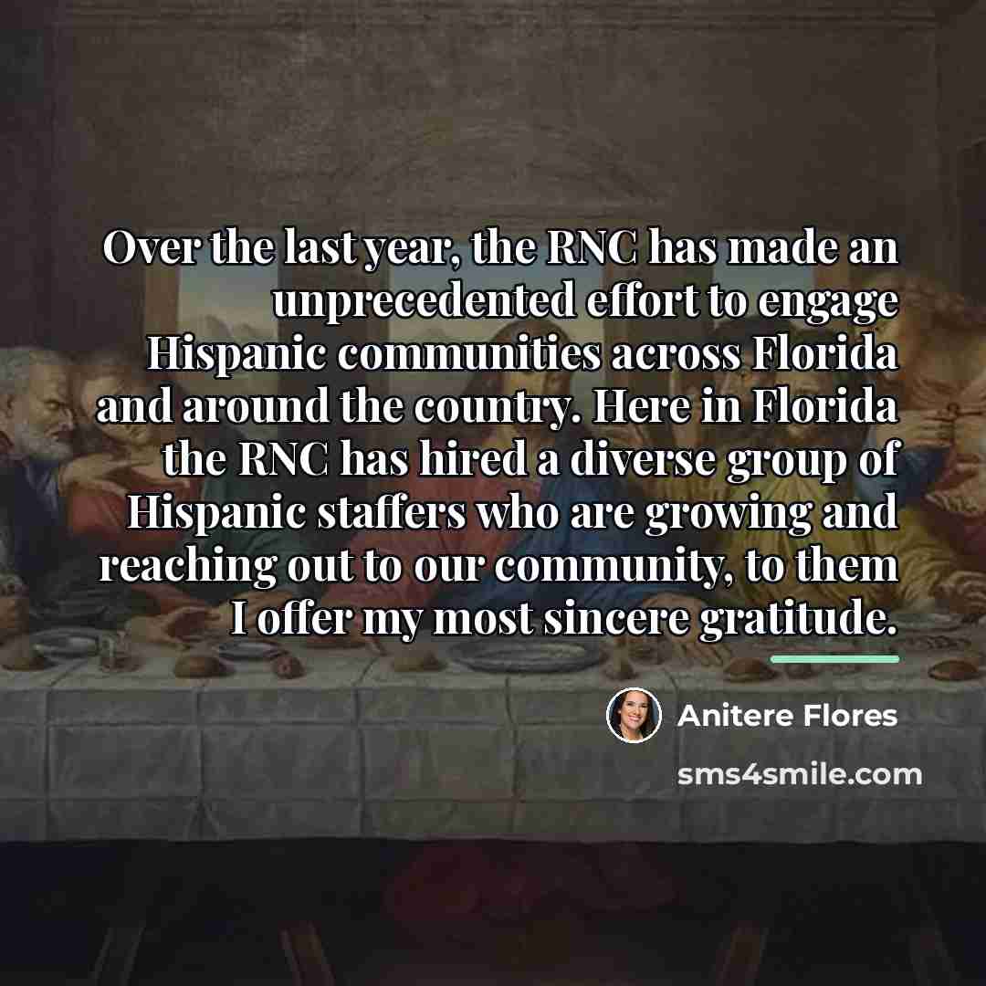 “Over the last year, the RNC has made an unprecedented…” quote by Anitere Flores