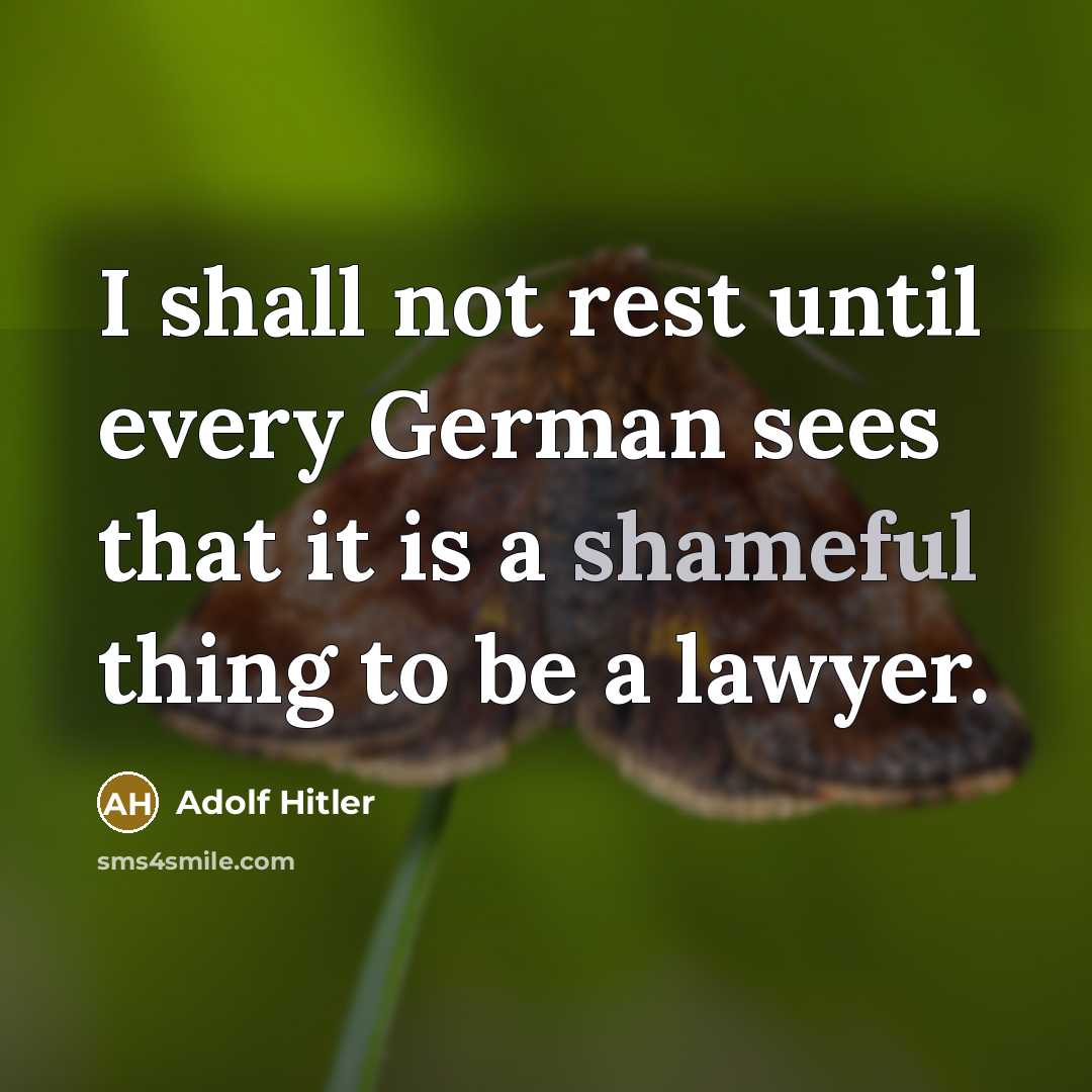 “I shall not rest until every German sees that it…” quote by Adolf Hitler