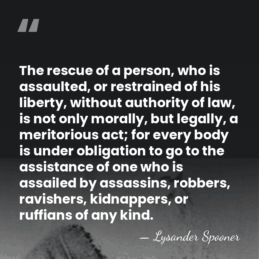 The rescue of a person, who is assaulted, or restrained of his&hellip; - Lysander Spooner