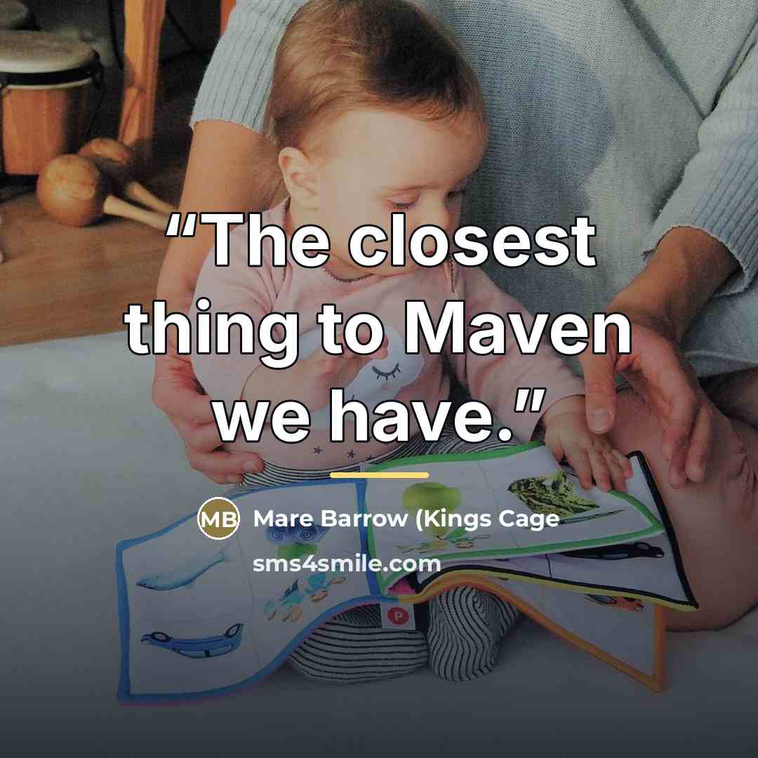 “The closest thing to Maven we have.” quote by Mare Barrow (Kings Cage