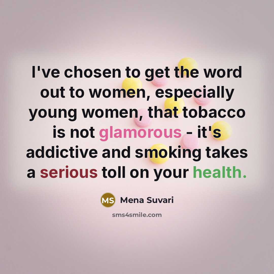 “I've chosen to get the word out to women, especially…” quote by Mena Suvari