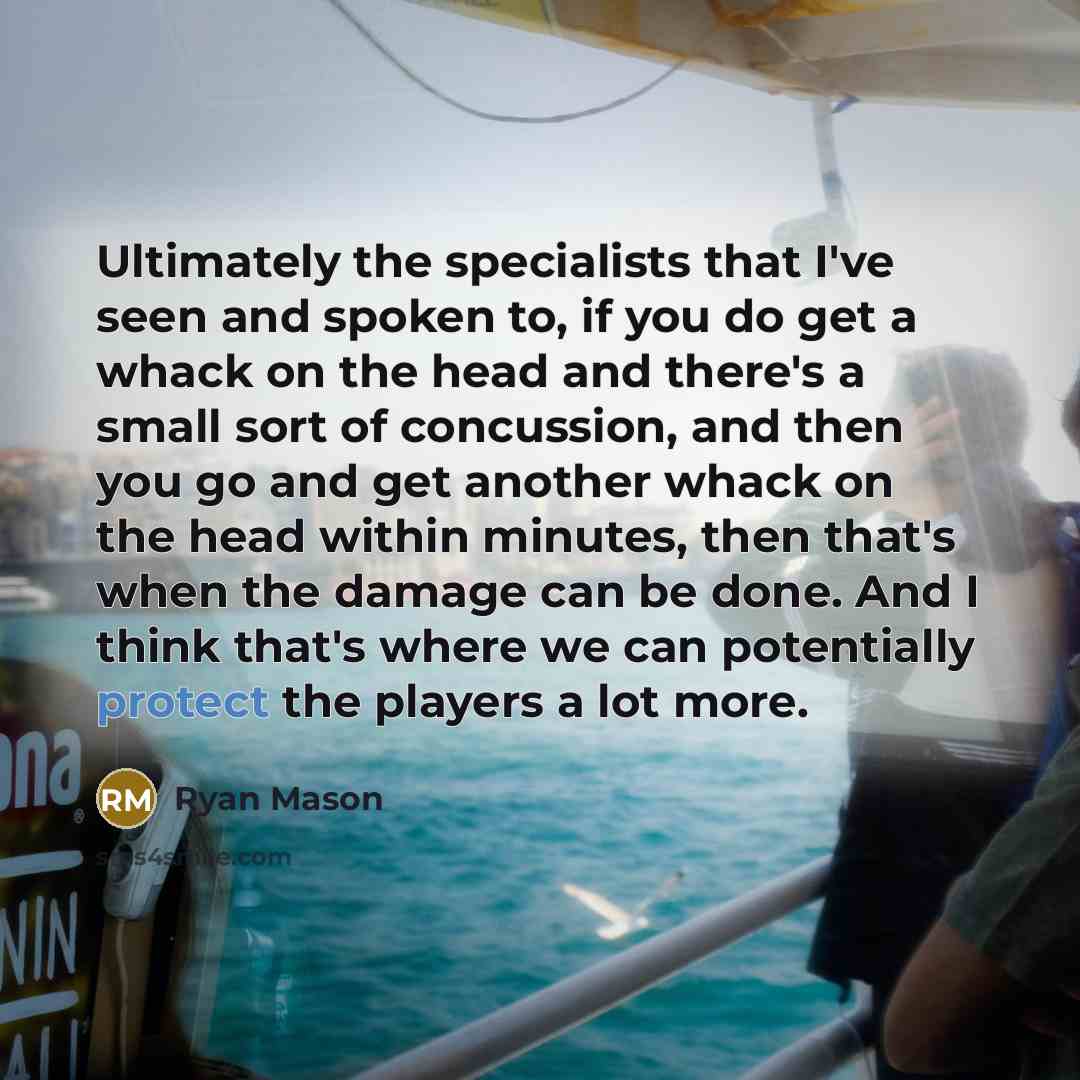 “Ultimately the specialists that I've seen and spoken to, if…” quote by Ryan Mason