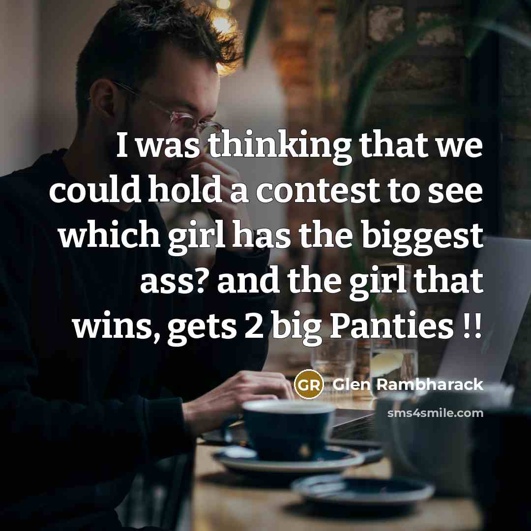 “I was thinking that we could hold a contest to…” quote by Glen Rambharack